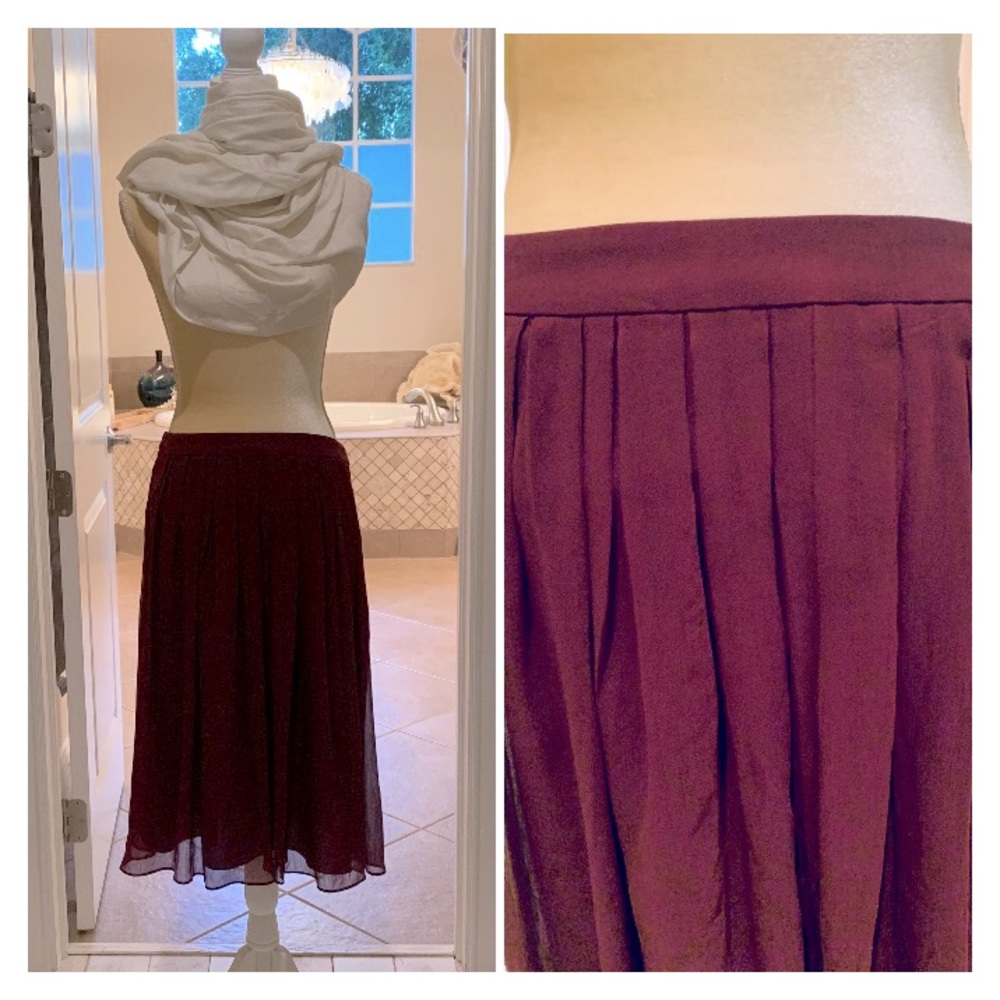 WHBM gauze skirt sz 8